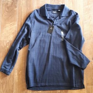 New Haggar Long Sleeve Polo
